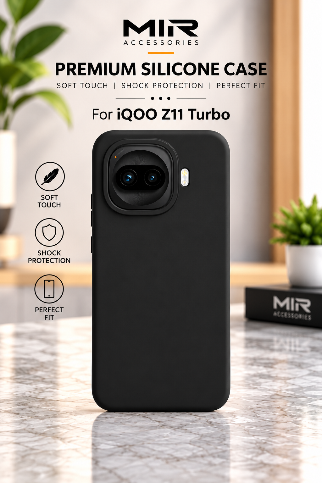 True Liquid Silicone Case For IQOO Z11 TURBO