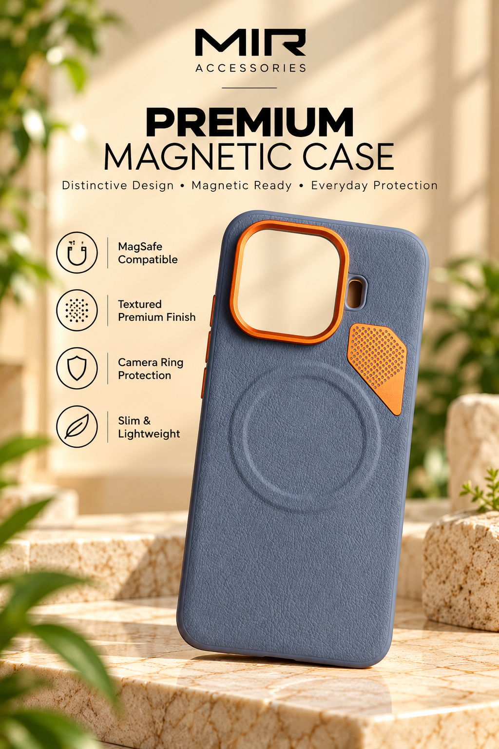 Premium Magnetic Breathable Case For Iqoo Z11 Turbo