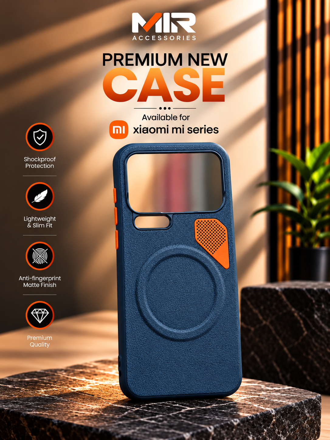 Premium New Magnetic Case For Xiaomi Mi series