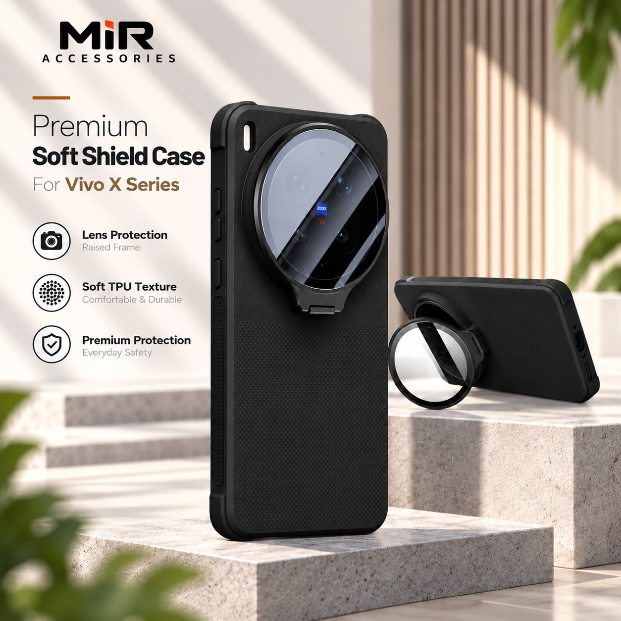 Premium Soft Shield Case For Vivo X Series