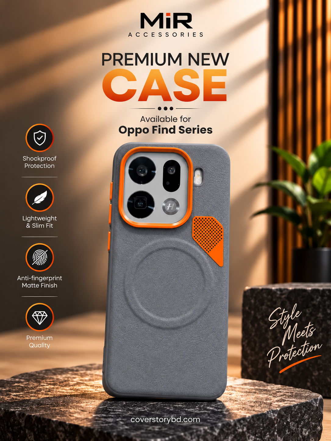 Premium New Magnetic Case For Oppo Find Series