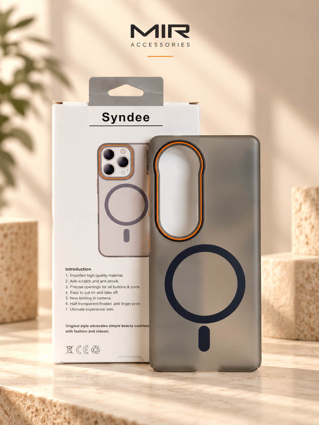Premium Syndee Frosted Case For Vivo V40 / V40 Pro