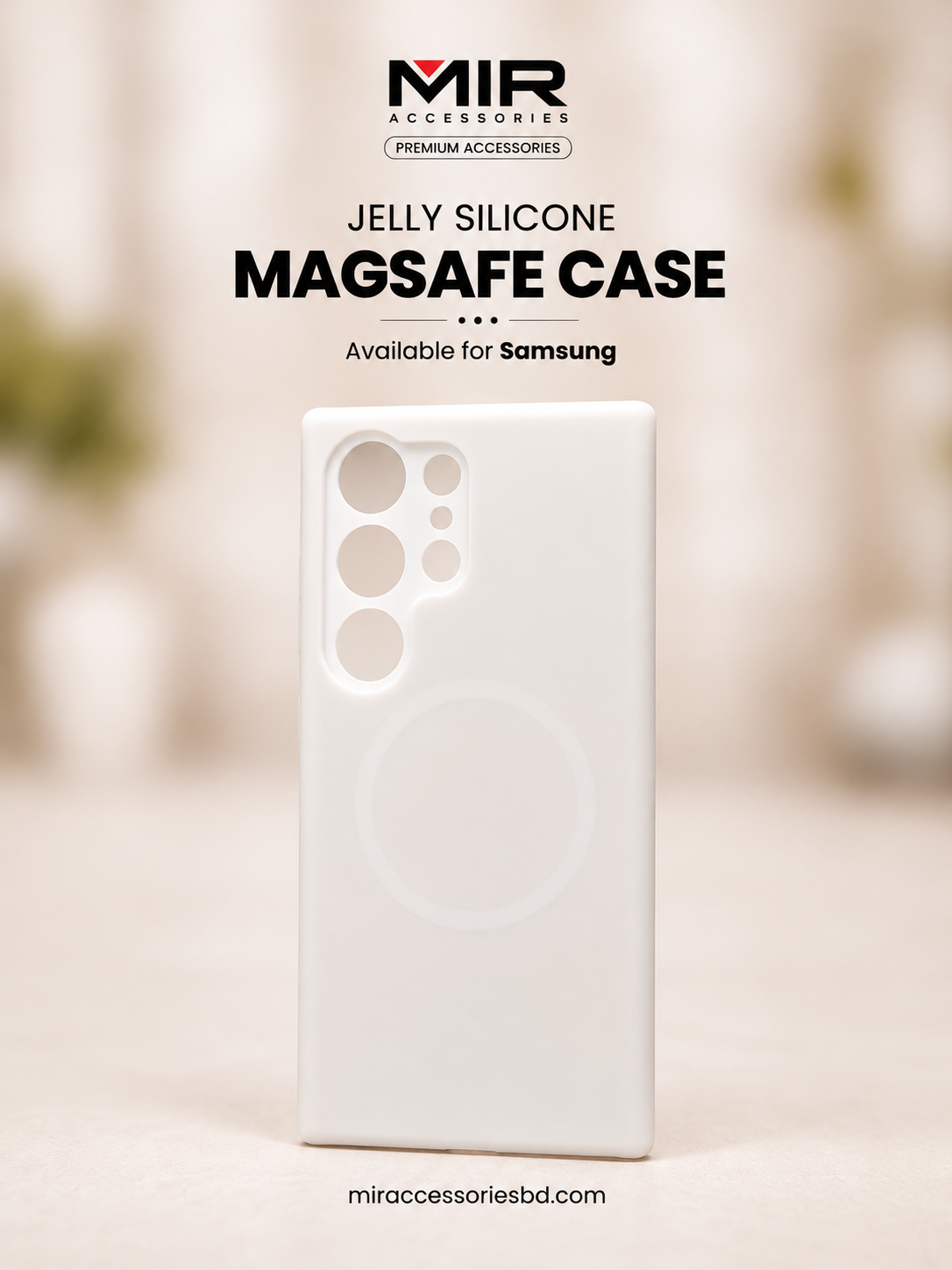 Premium Jelly Silicone Magsafe Case For Samsung S Series