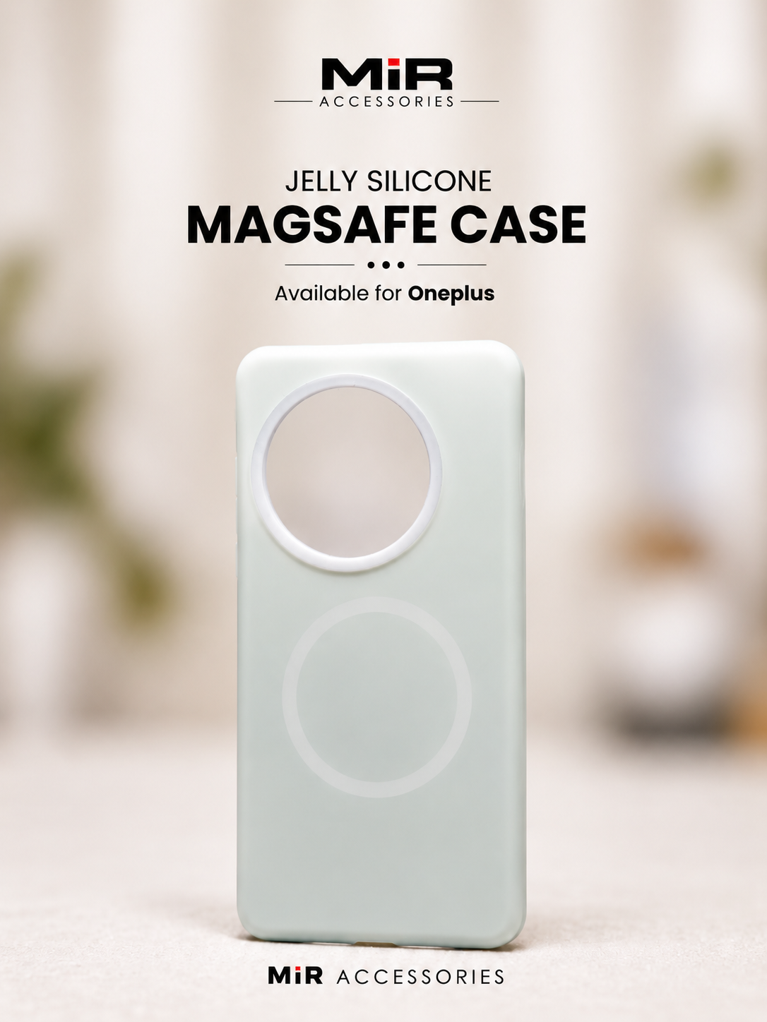 Jelly silicone magsafe case For 1+13 / 1+13R