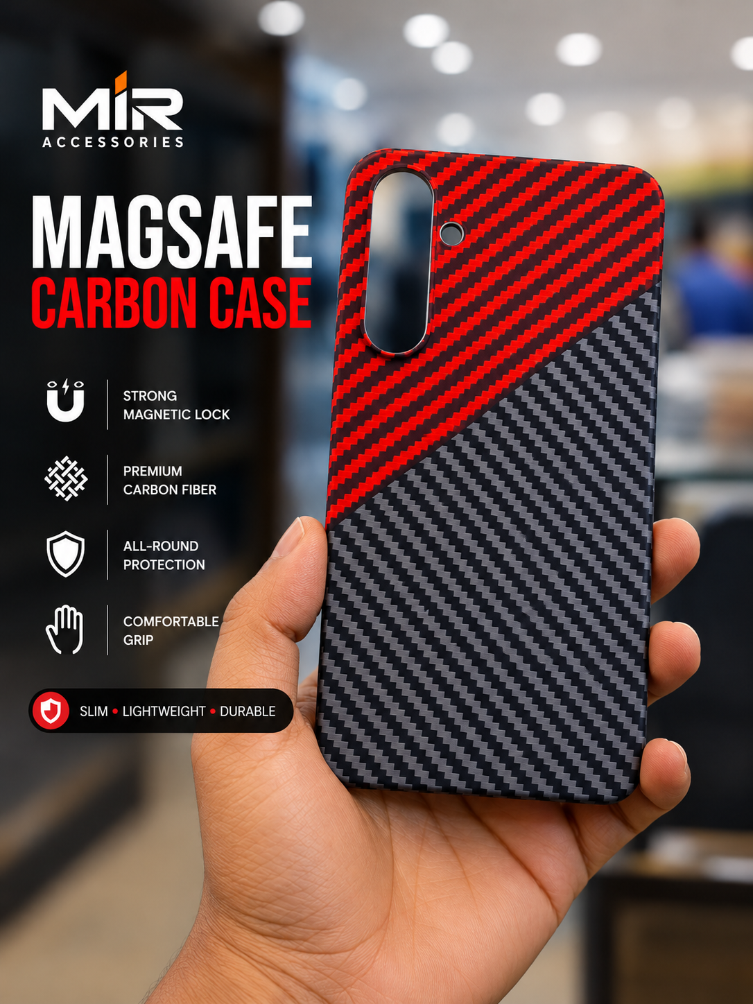 Carbon pattern Case for Samsung S Series and A Series