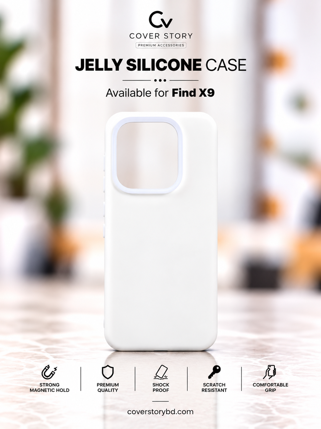 Jelly Silicone Case For Oppo Find X9