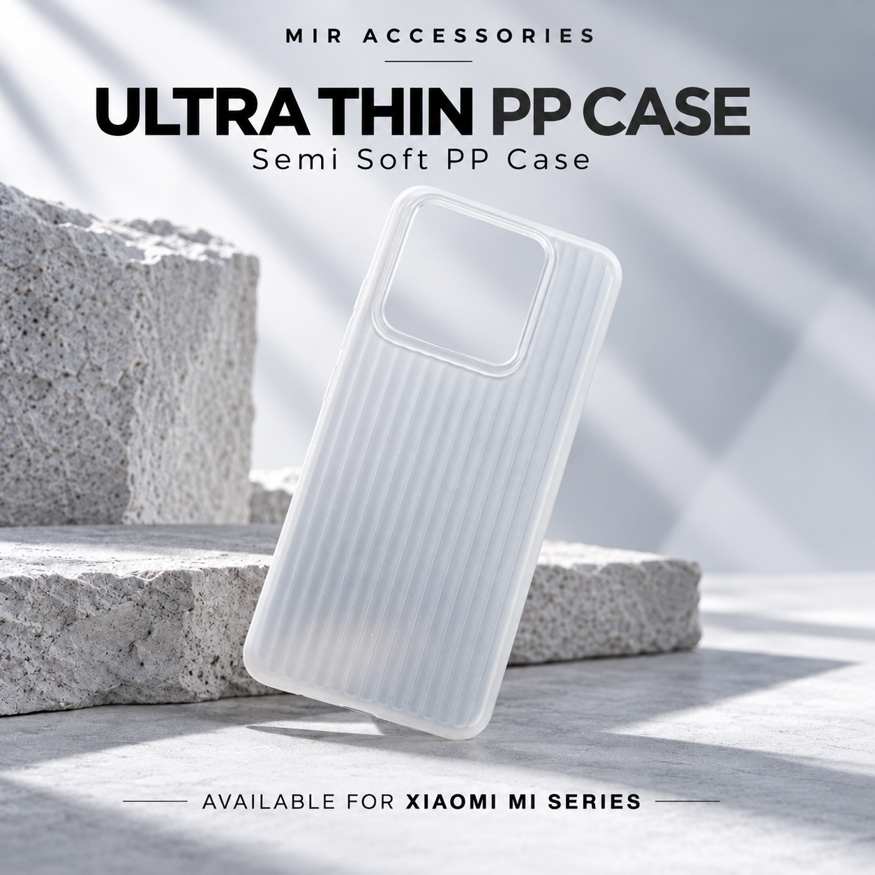 Ultra Thin Semi Soft Anti Yellow PP Case For Xiomai Mi Series