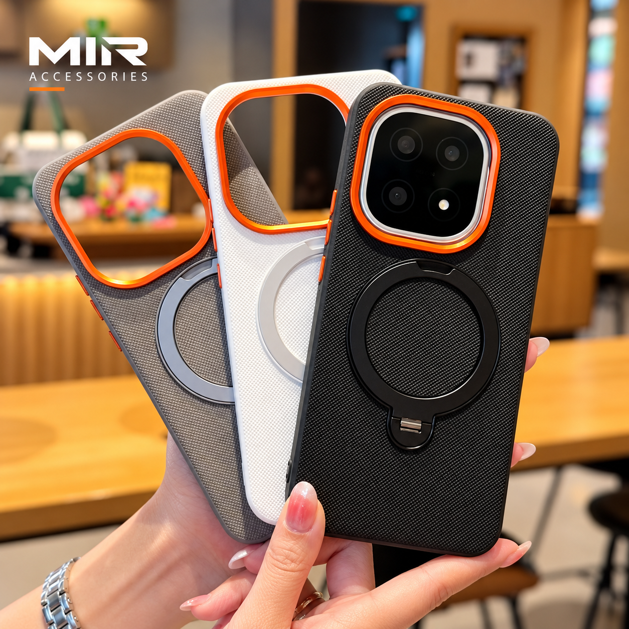 Premium 360° Rotating Stand Case For IQOO