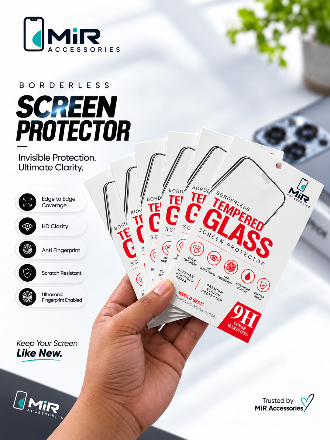 Borderless Screen Protector For Nothing Phone