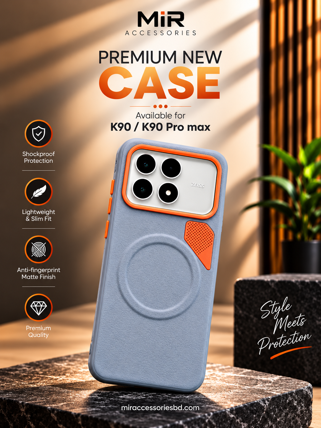 Premium New magnetic Case For Redmi K90 / K90 Pro Max
