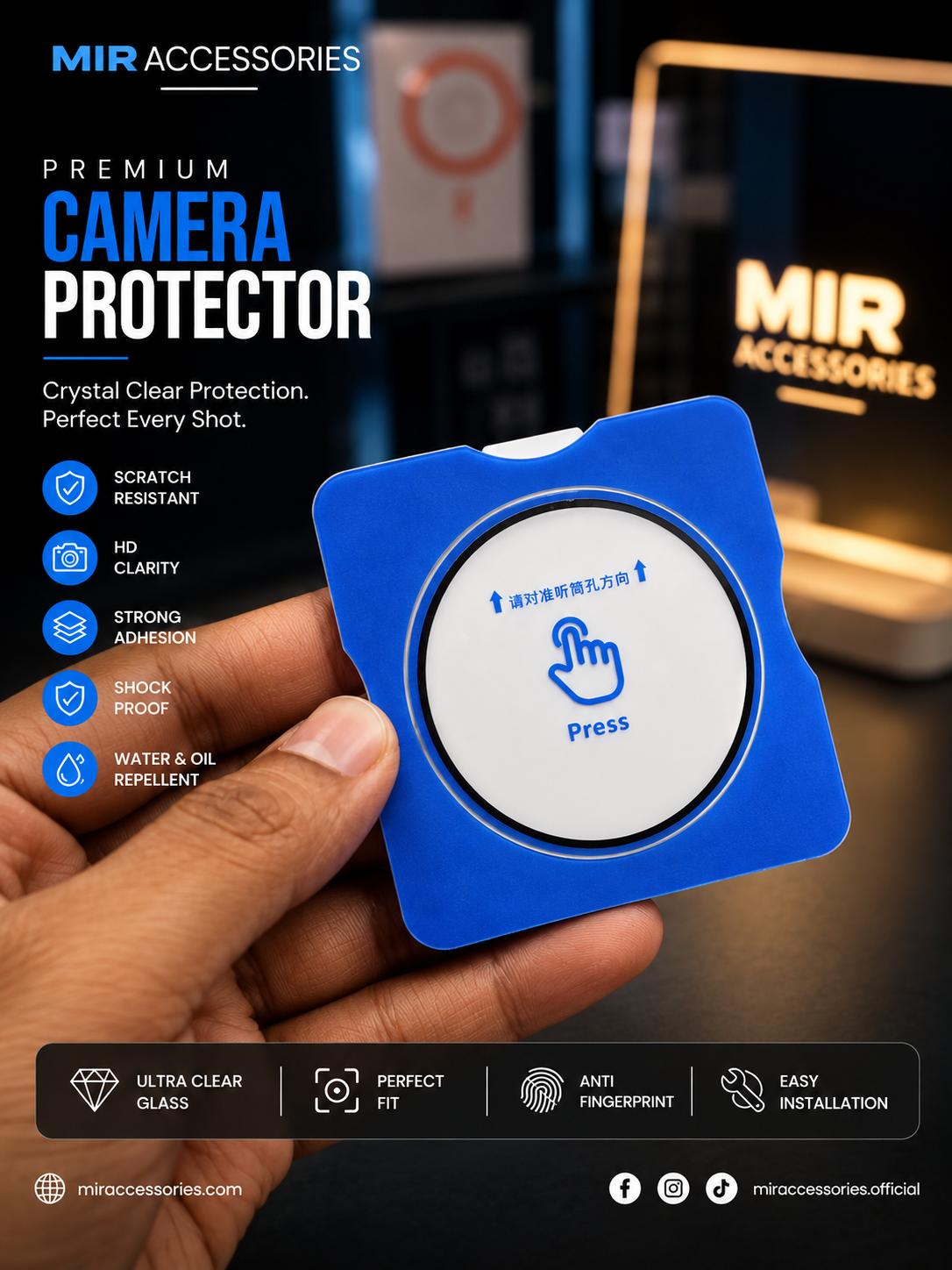 Premium Camera Protector For Honor