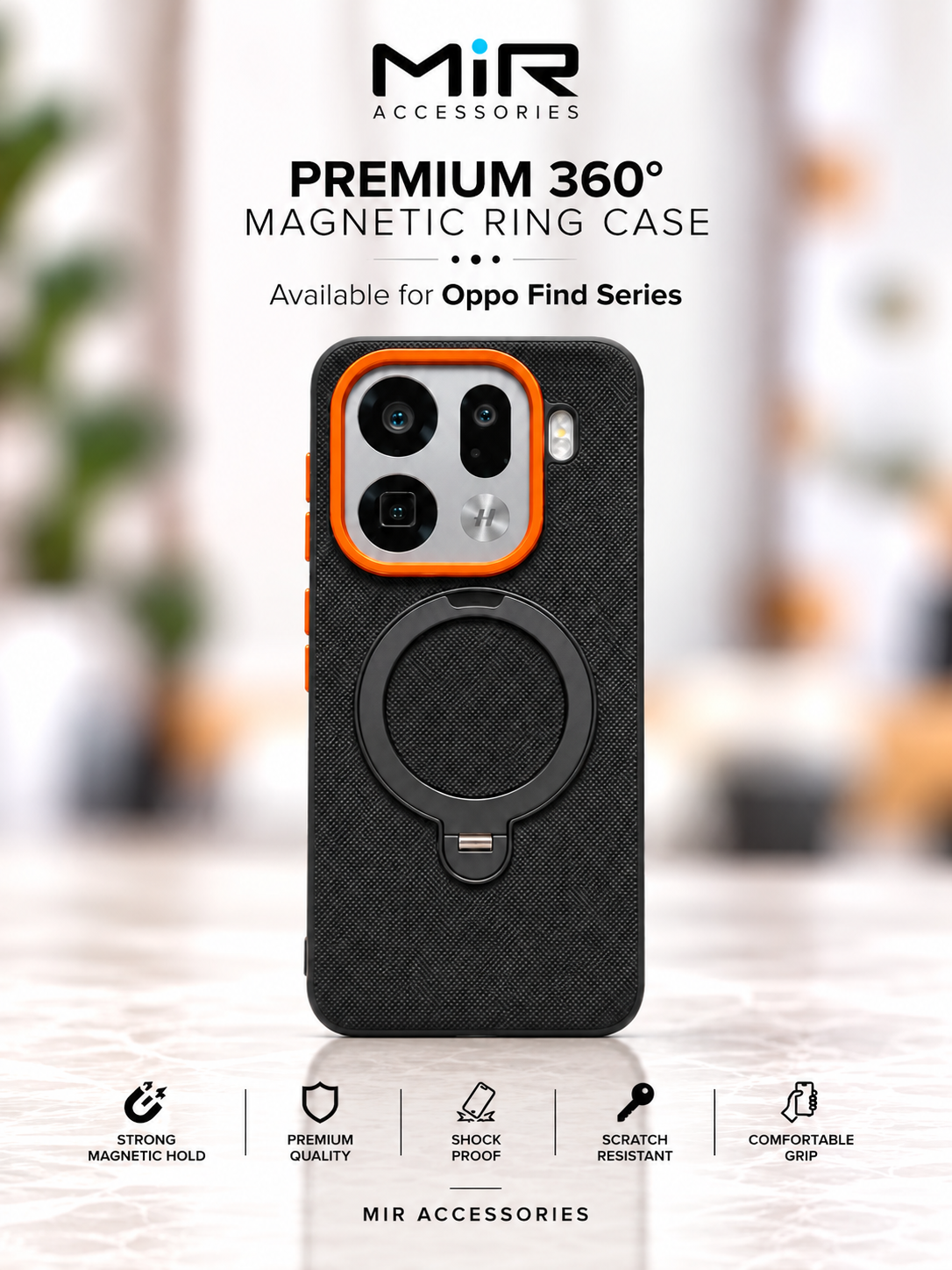 Premium 360° Magnetic Case For Oppo Find Series