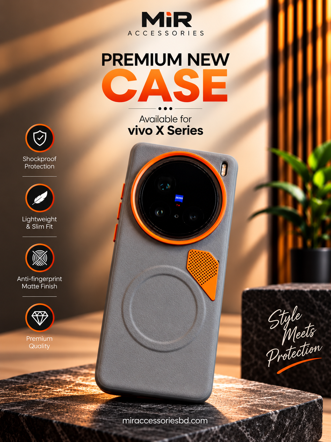 PREMIUM NEW MAGNETIC CASE FOR VIVO X SERIES
