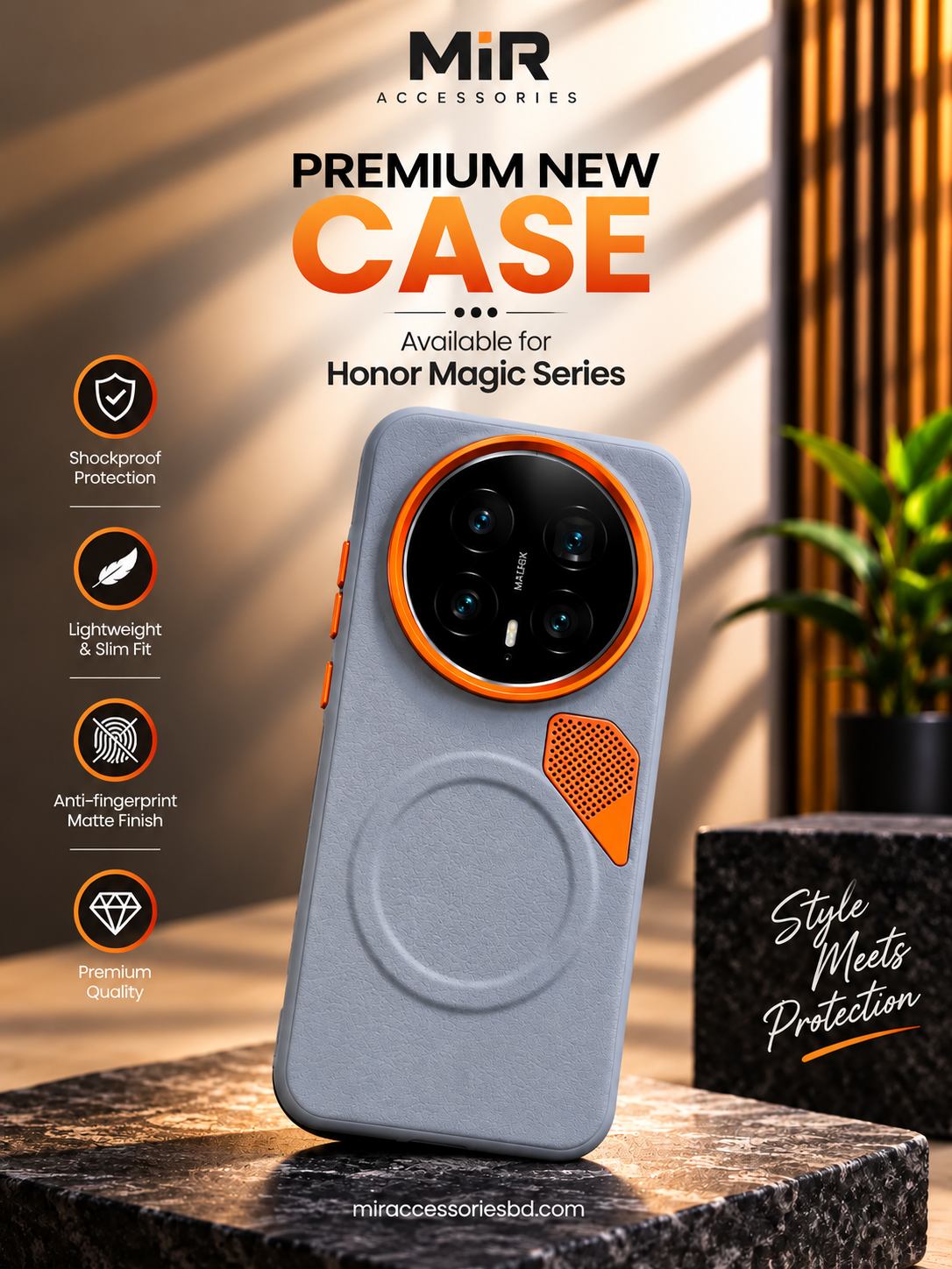 Premium magsafe Case For Honor Magic Series