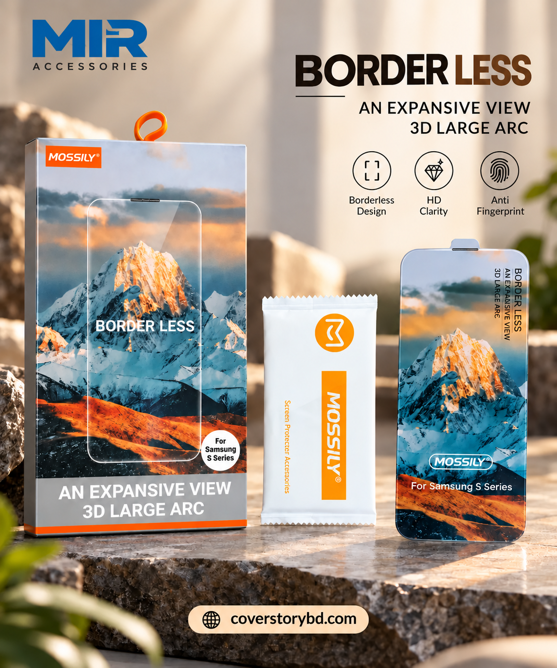Premium Borderless Screen Protector For Samsung Galaxy S Series