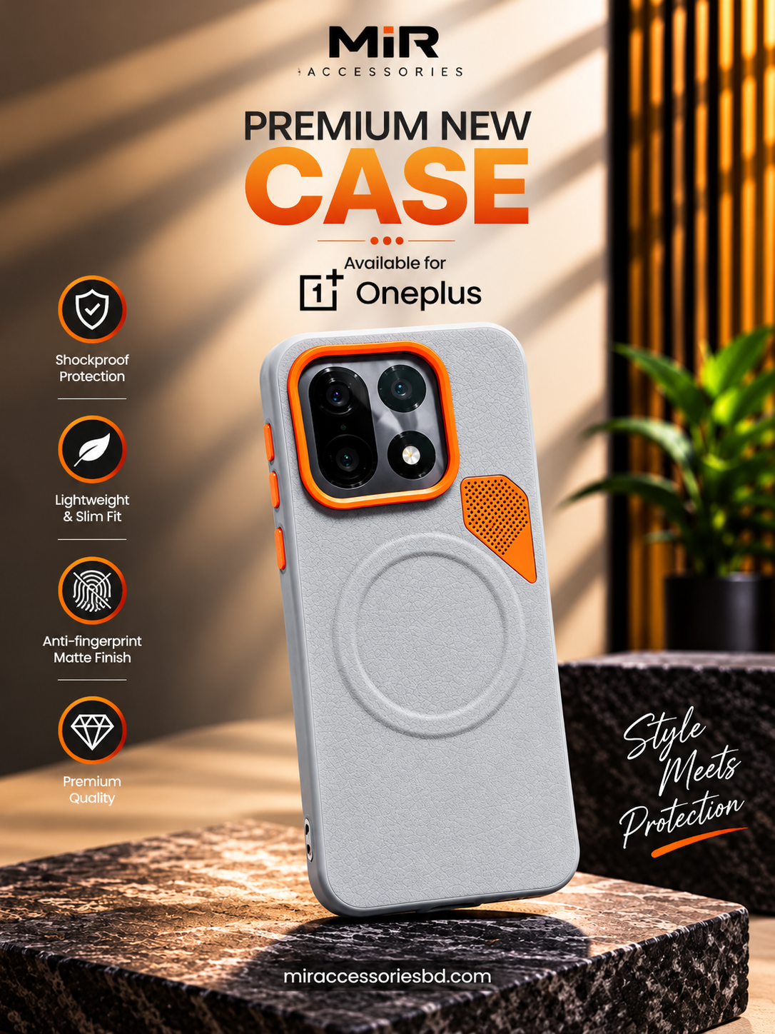 Premium new magntic Case For Oneplus