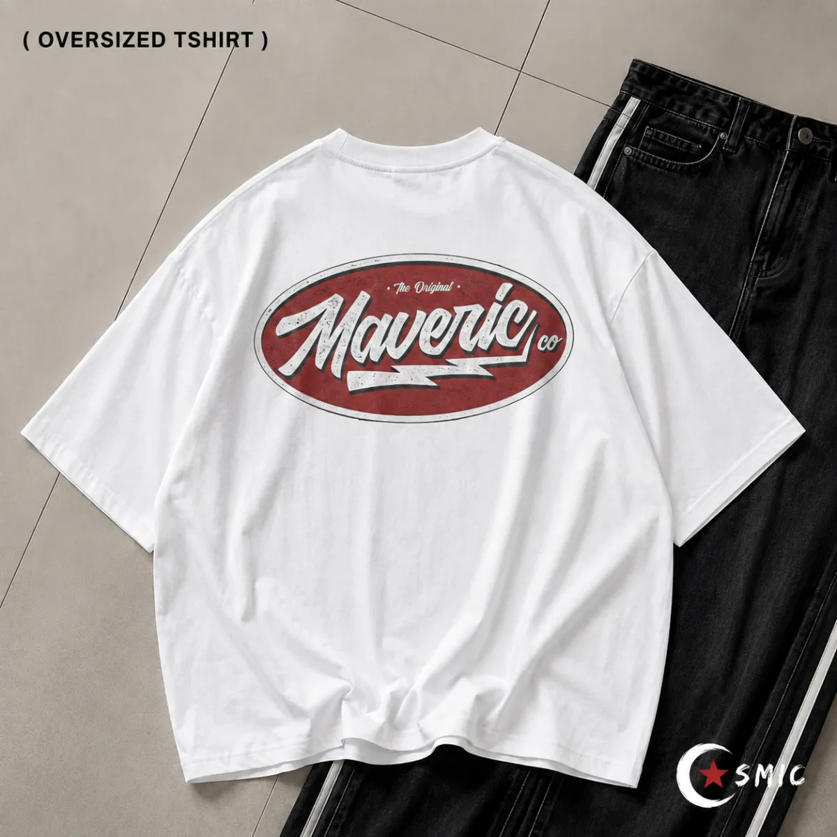 Maveric White (Oversized T shirt)