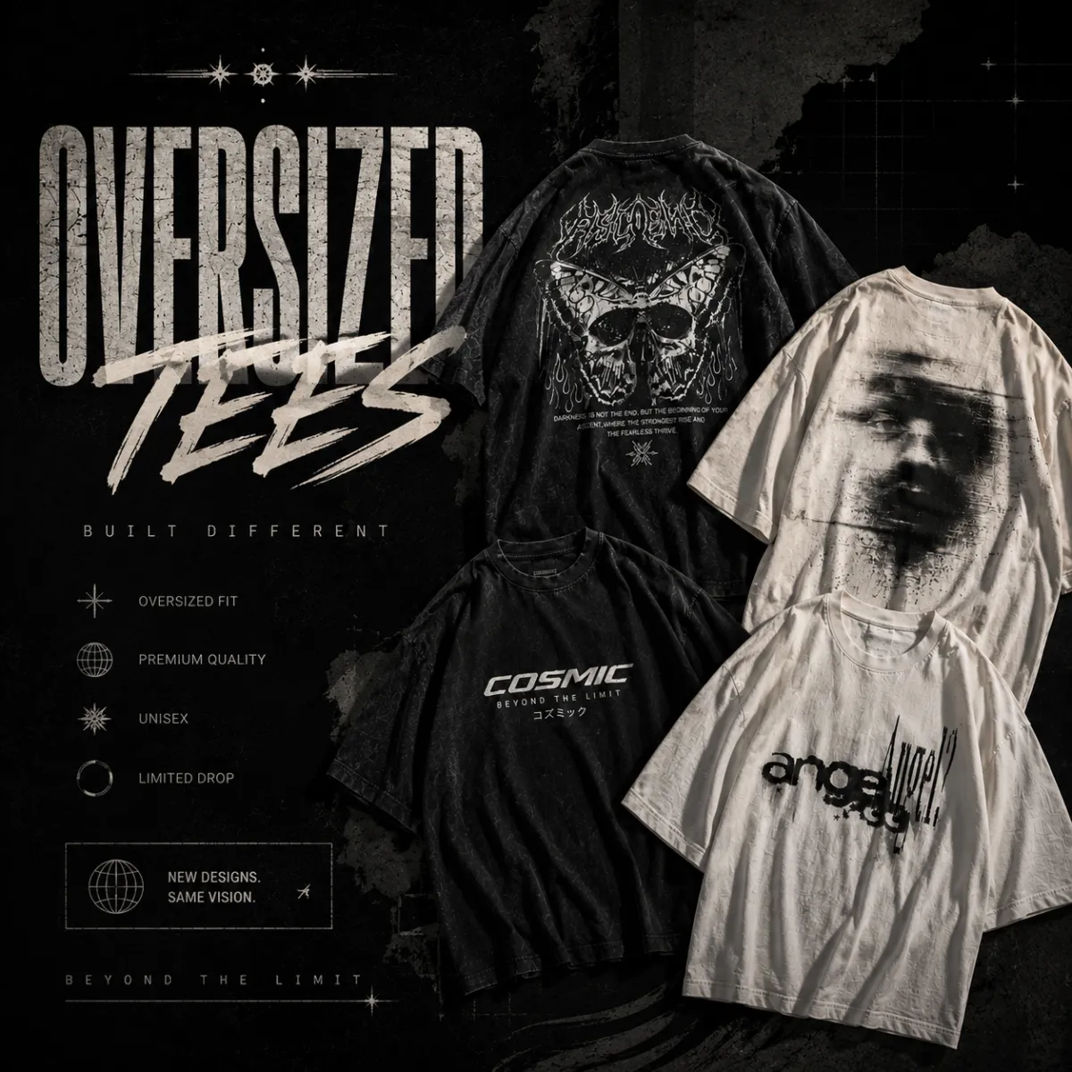 Oversized tees