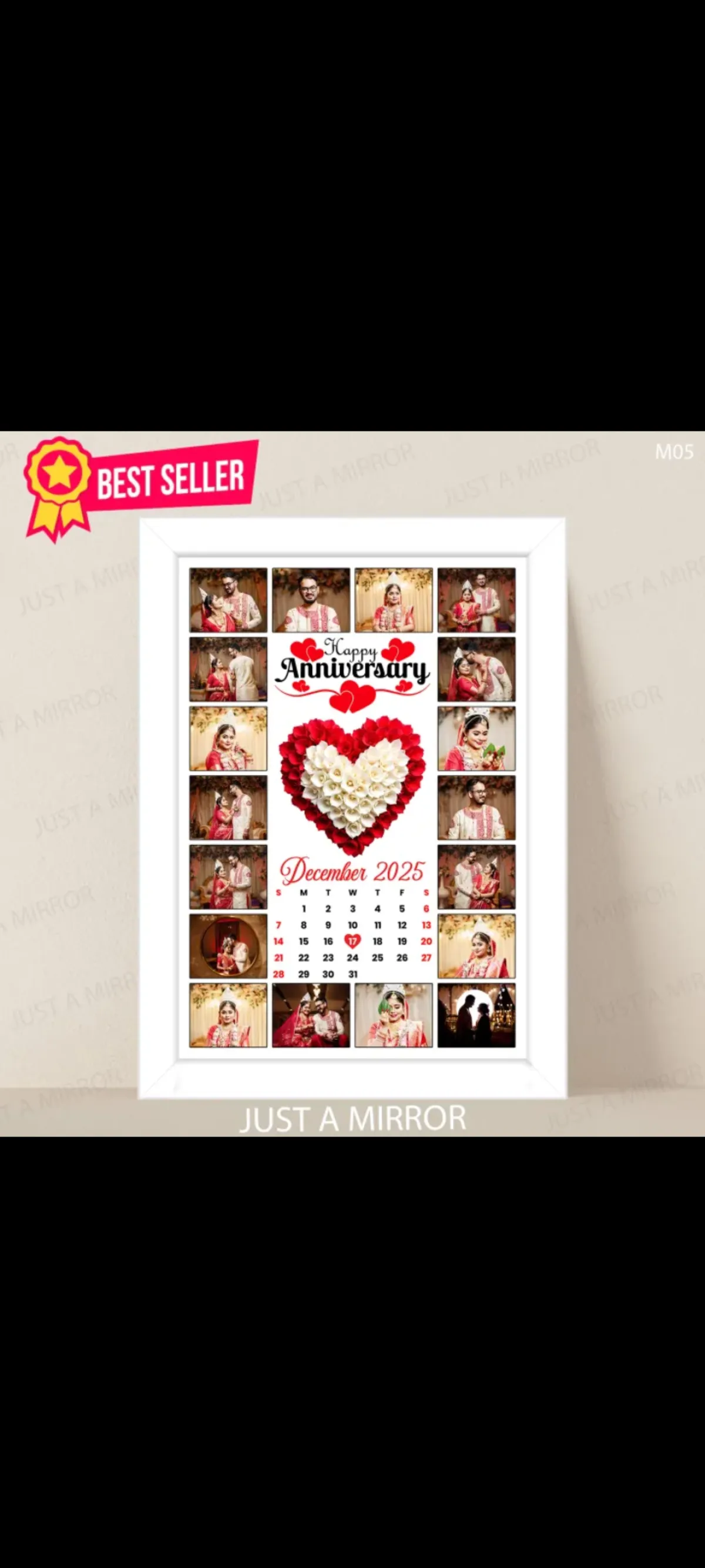 Customize Gift Photo Frame For Love, Birthday & Marriage Anniversary Memories Time