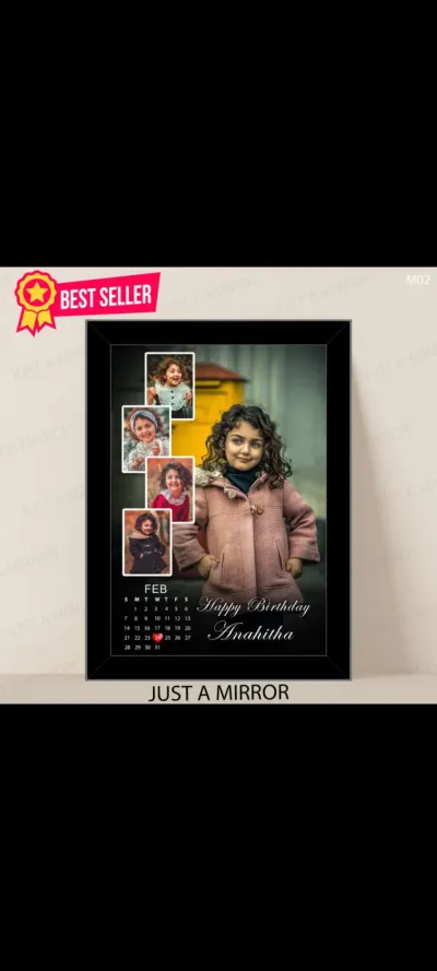Customize Gift Photo Frame For Love, Birthday & Marriage Anniversary Memories Time_img_4