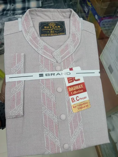পিওর কটন পাঞ্জাবি,,,, সাইজ,, ৪০,৪২,৪৪_img_8