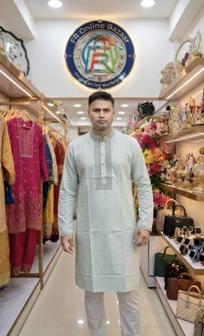পিওর কটন পাঞ্জাবি,,,, সাইজ,, ৪০,৪২,৪৪_img_4