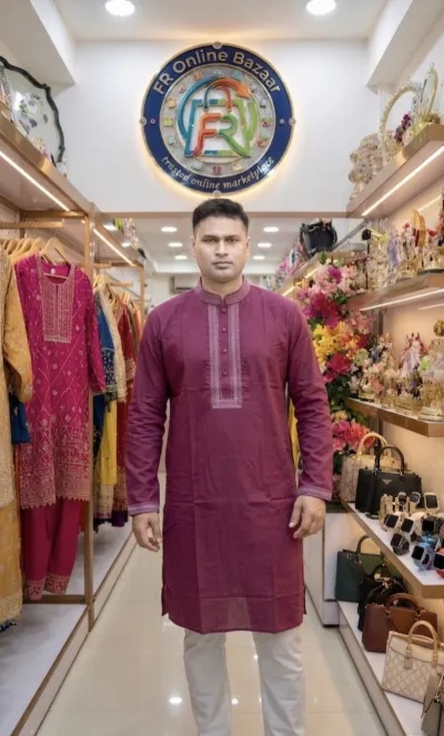 পিওর কটন পাঞ্জাবি,,,, সাইজ,, ৪০,৪২,৪৪_img_2