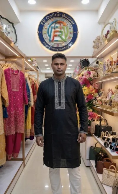 পিওর কটন পাঞ্জাবি,,,, সাইজ,, ৪০,৪২,৪৪_img_6