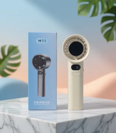 M11 Handheld Fan Portable Bladeless Mini Fan rechargeable_img_0