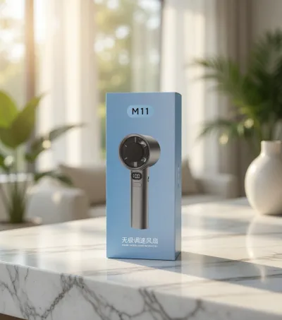 M11 Handheld Fan Portable Bladeless Mini Fan rechargeable_img_2