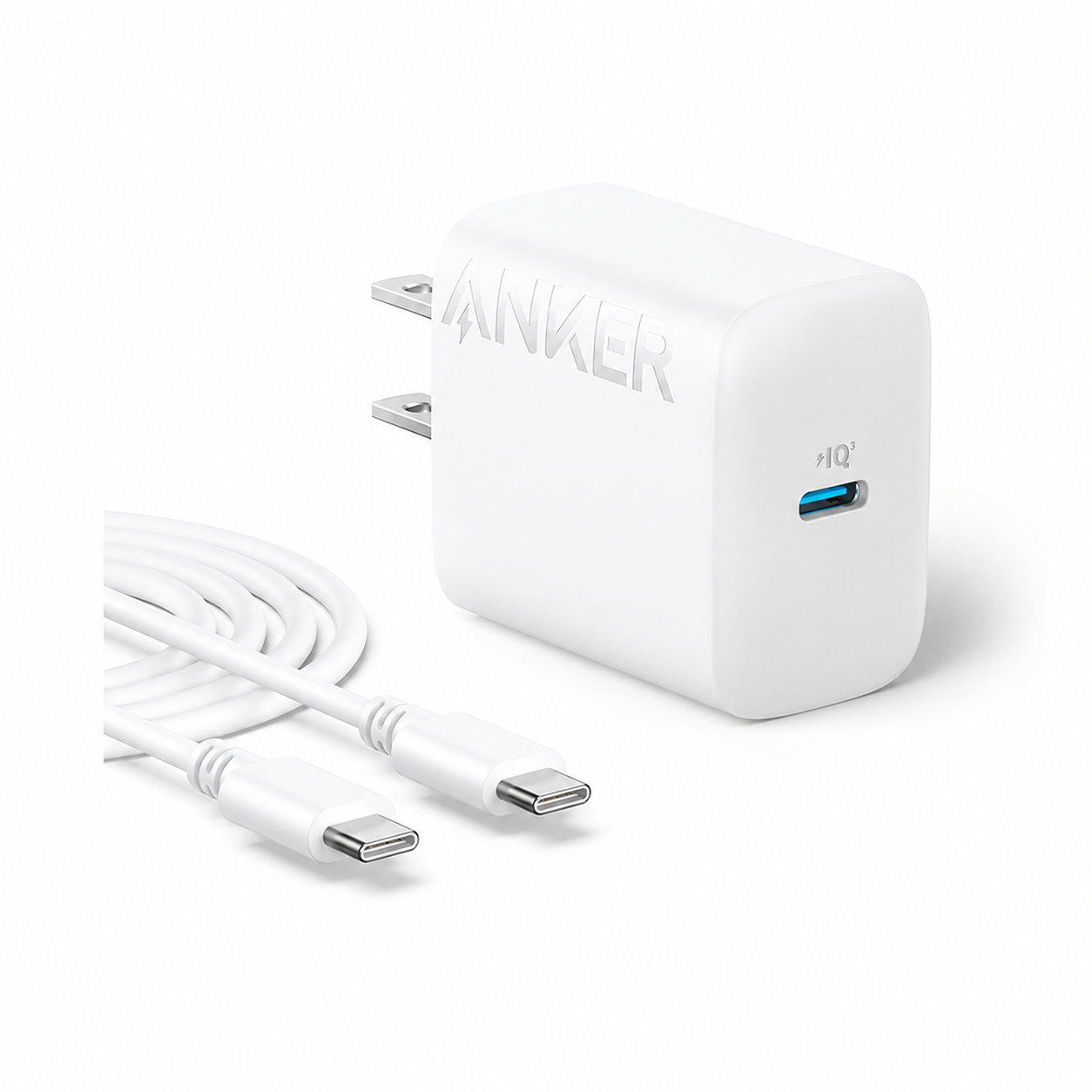 Anker 20W USB C Fast Wall Charger with Type C to C Cable