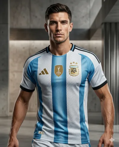 Argentina player edition home Jersey_img_0