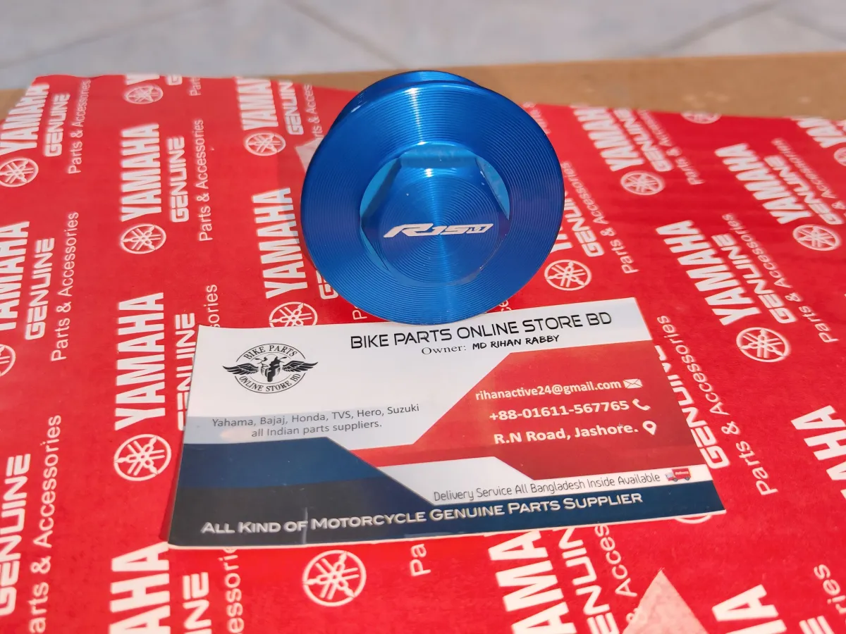 Fork Cap Nut Blue  R15M