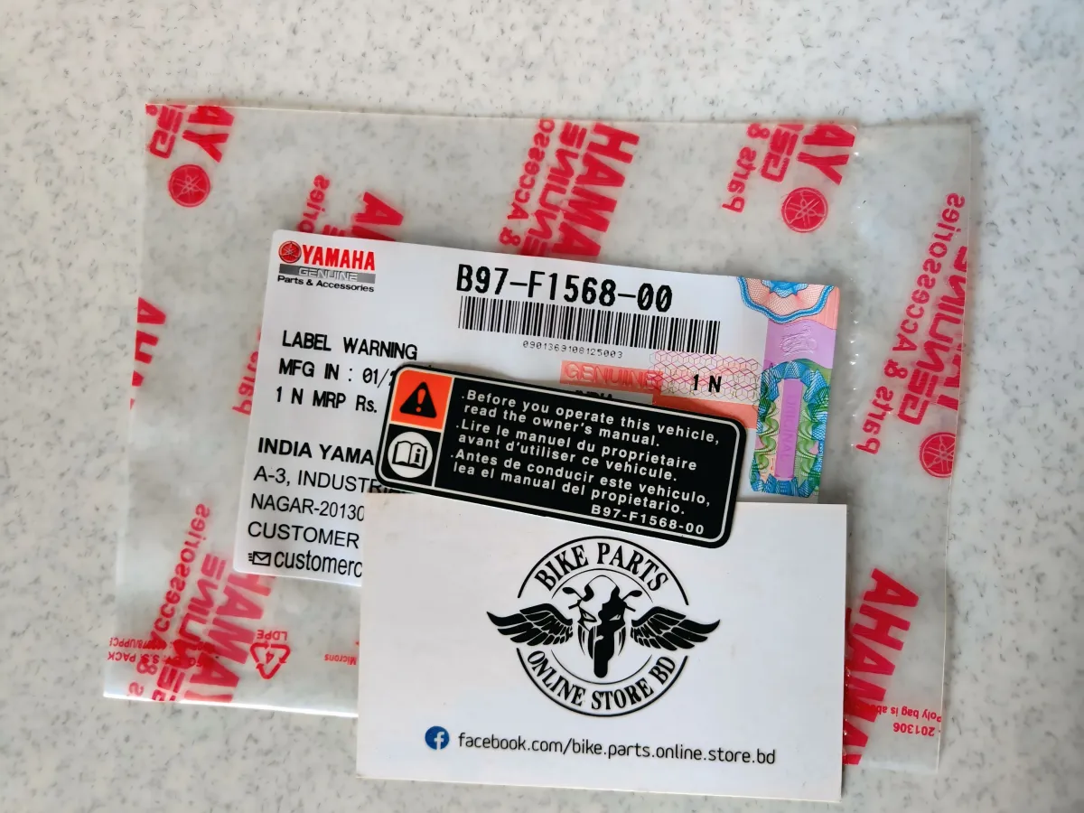 Label  Warning Sticker