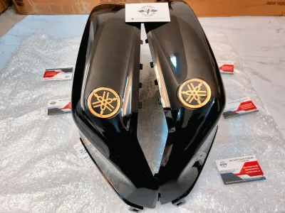 Tank Cover R15V3 Glossy Black ( 2pcs set )_img_1