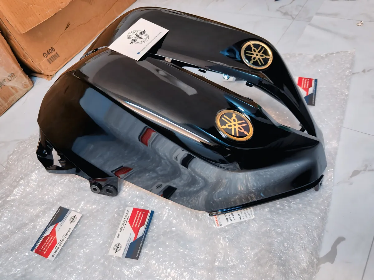 Tank Cover R15V3 Glossy Black ( 2pcs set )