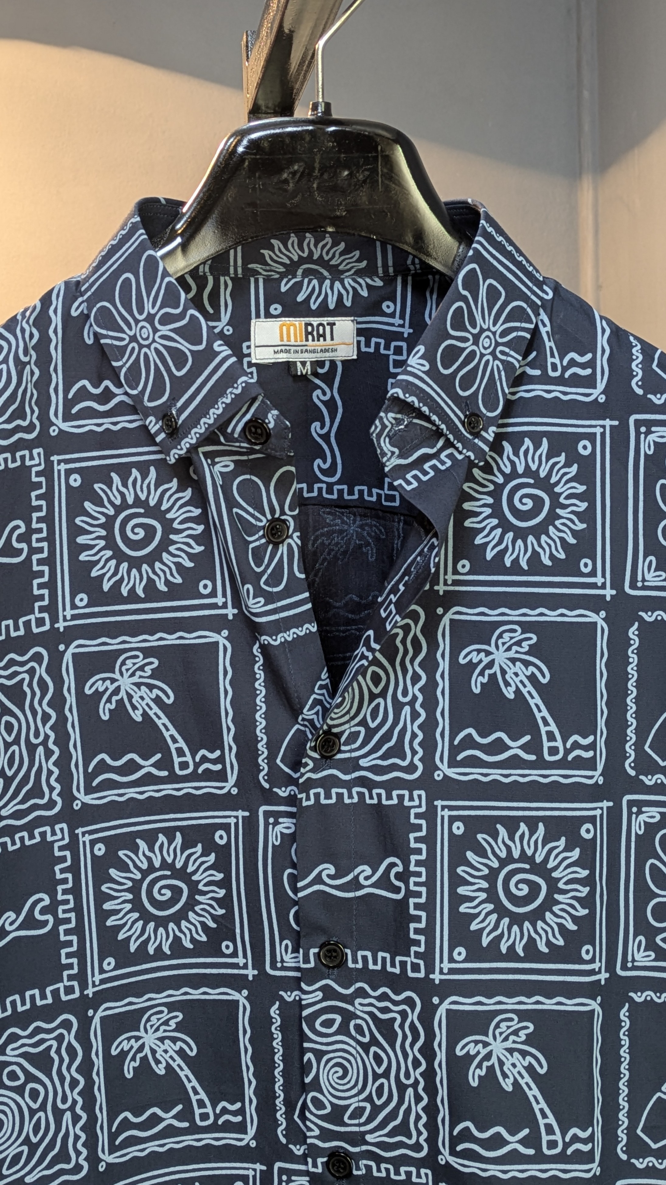 Midnight Abstract Printed Shirt