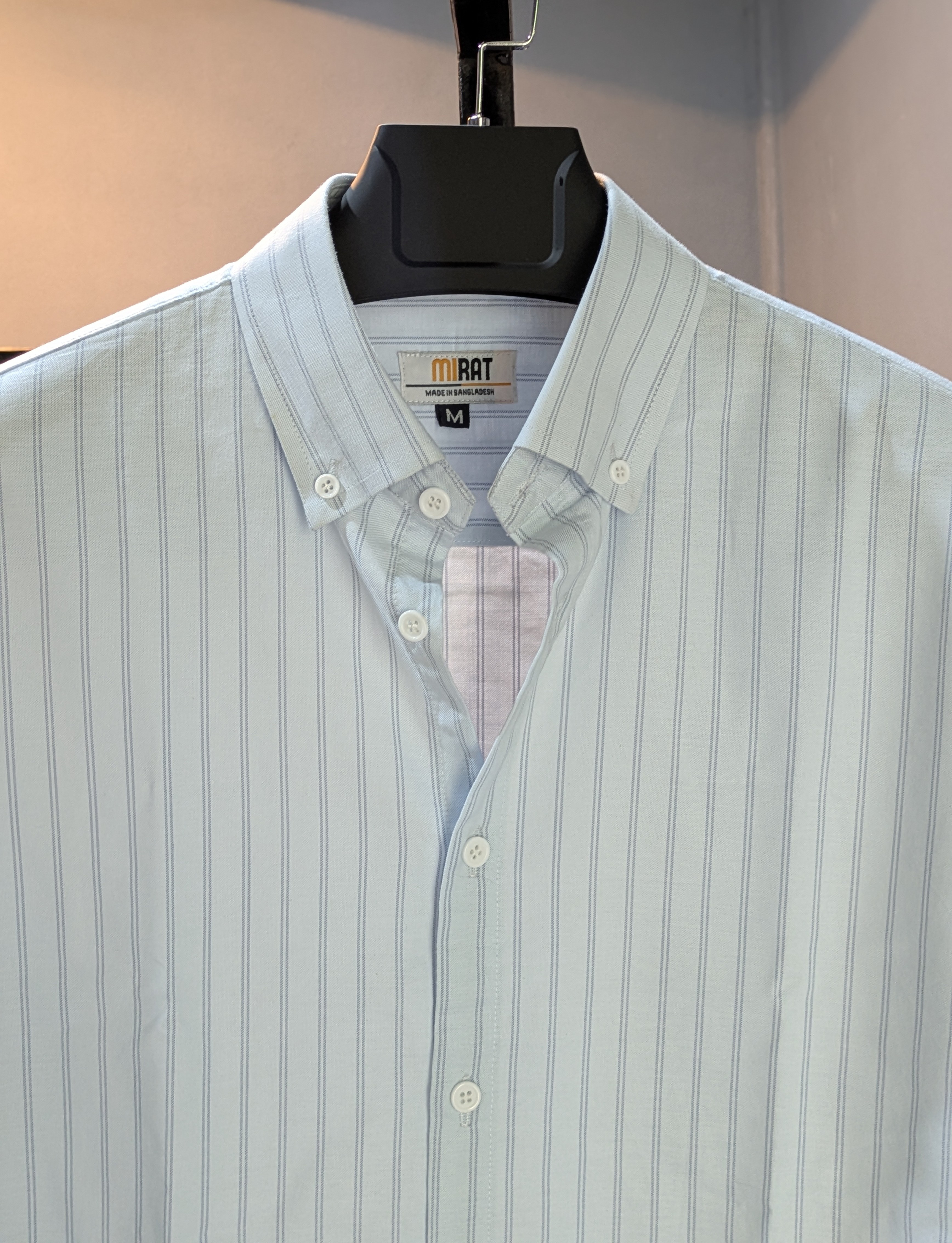 Light Sky Blue Pinstripe Shirt