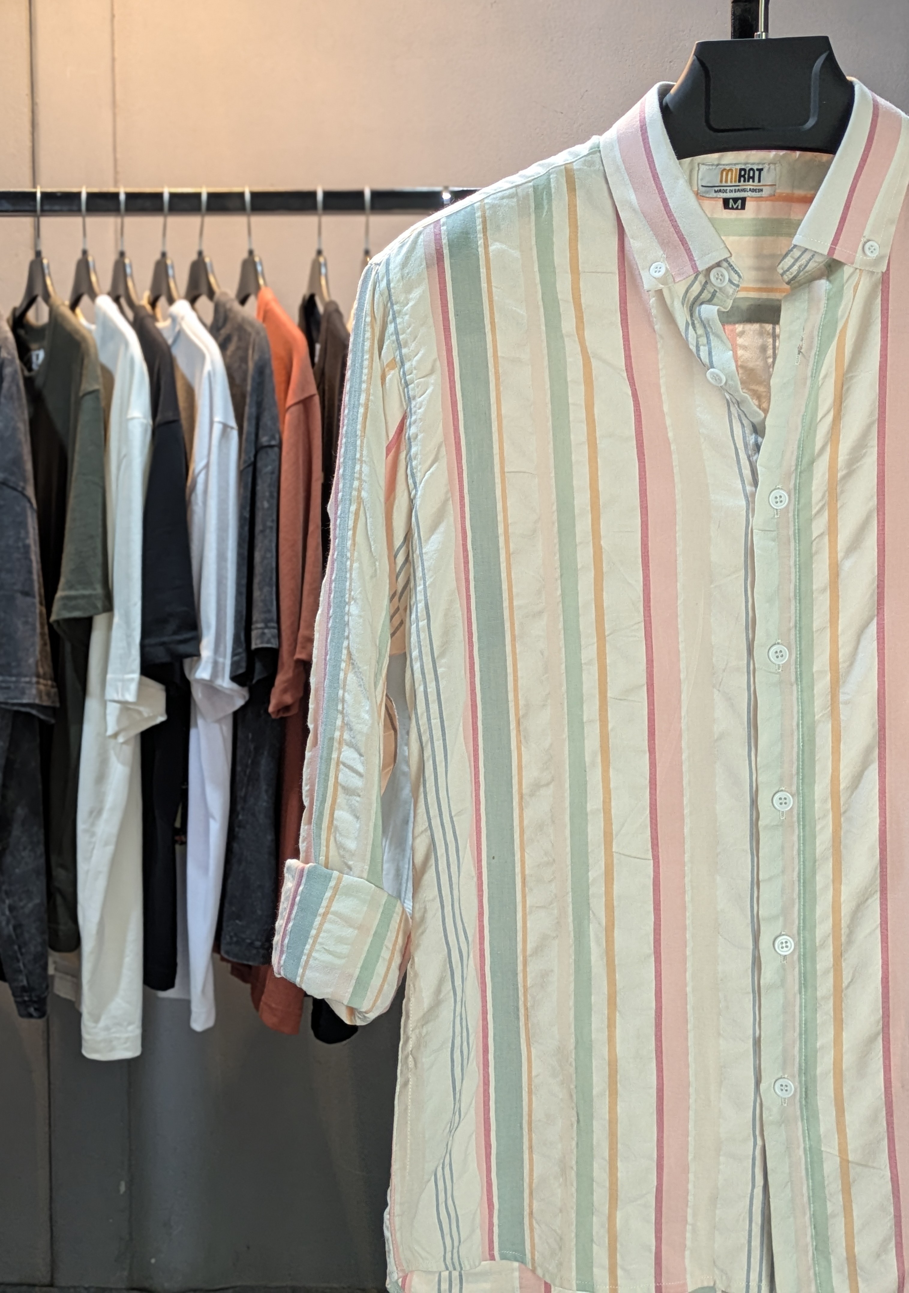 Multi Color Stripe Shirt - Image 2