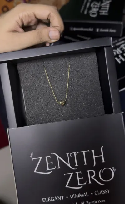 Eternal Love 18K Gold-Plated Dainty Heart Necklace (With Box)_img_1