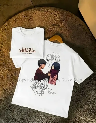 Aot, Eren x Mikasa Dropshoulder T-shirt (Copy)_img_0