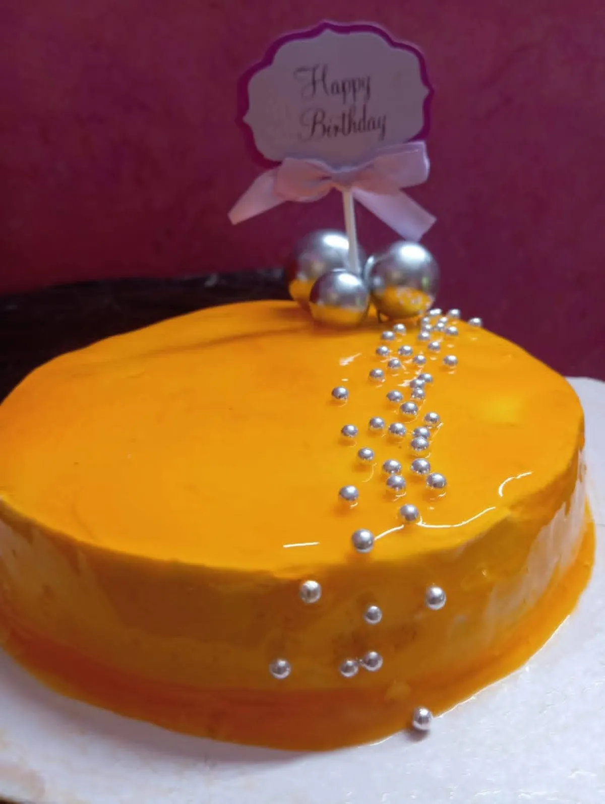 orange flavour cake
