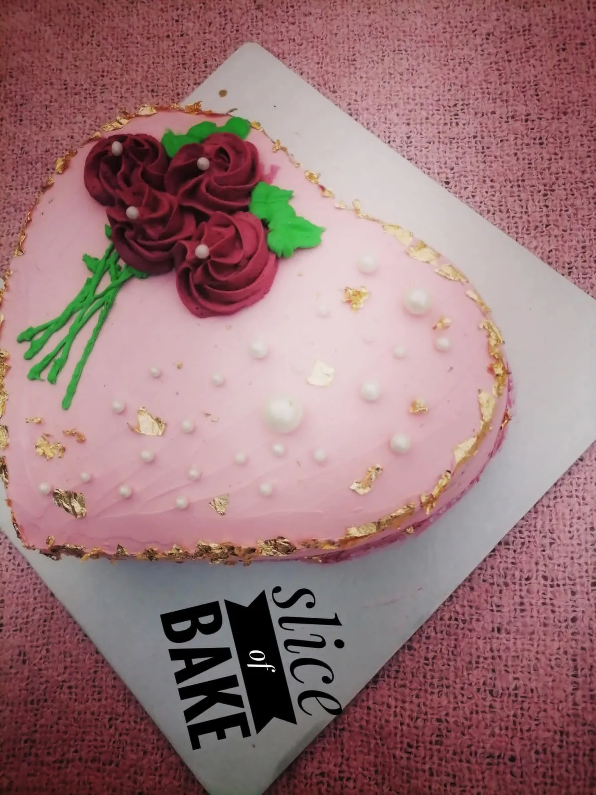 Heart shape cake