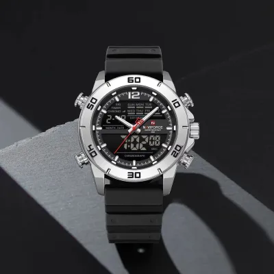 Naviforce 9253-T For Man - Silver Black_img_1