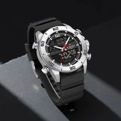 Naviforce 9253-T For Man - Silver Black_img_2