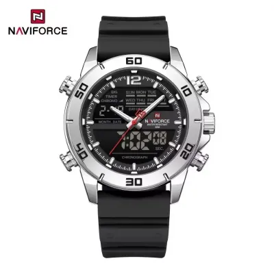 Naviforce 9253-T For Man - Silver Black_img_3