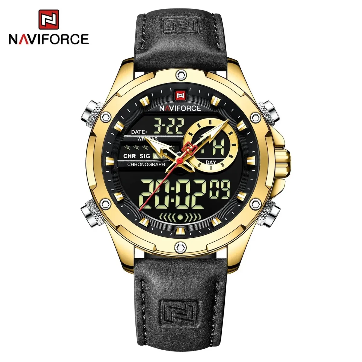 Naviforce 9208 L - Golden Black