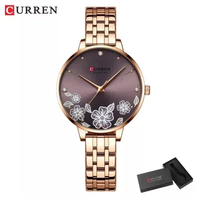 Curren 9068 CH For Women - Rose Coffee_img_1