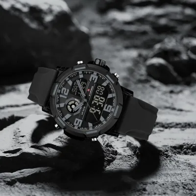 Naviforce 7130 For Men - Black Gray_img_2