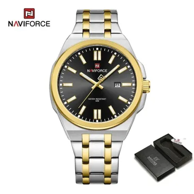 Naviforce 9226 CH - Silver Gold Black_img_0